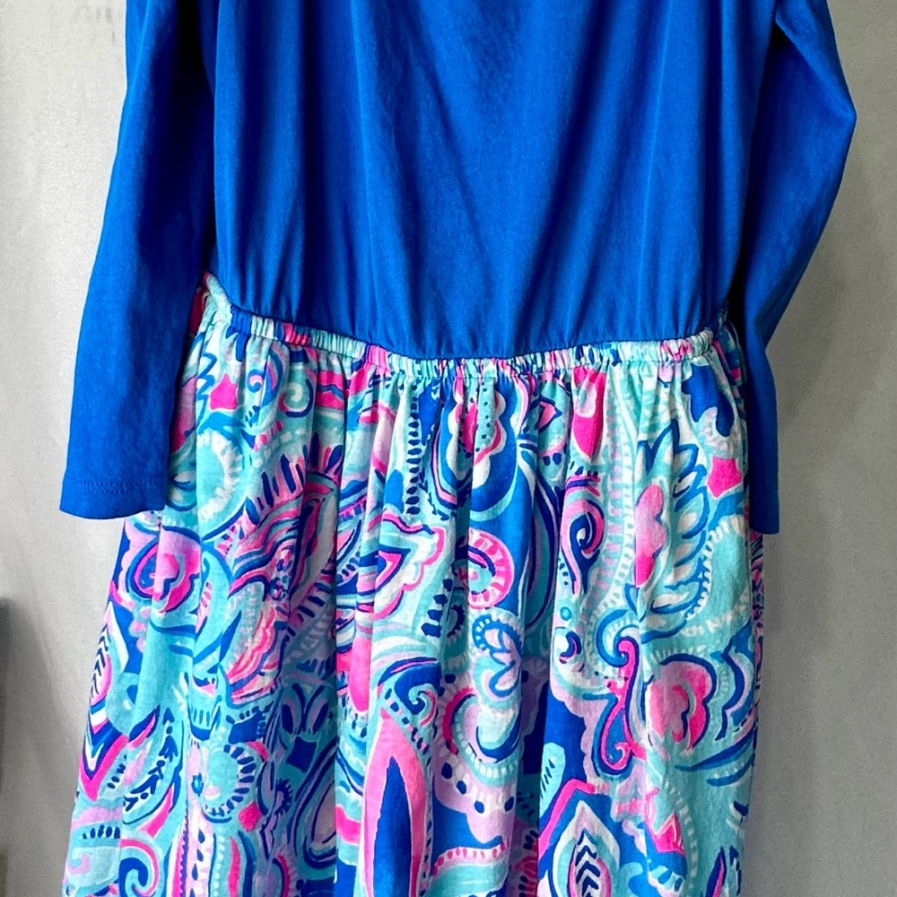 Lilly Pulitzer Girls Blue and Pink Kids Dress